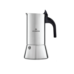Atlasware Stainless Steel Coffee Maker Mocha Design