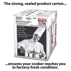 Hawkins Bigboy Aluminum Pressure Cooker - Durable, Large Capacity for Restaurants and Catering