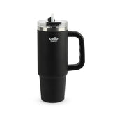 Cello Quench Insulated Stainless Steel Tumbler 550ml with Straw & Handle