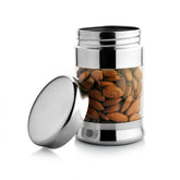JVL Fusion FOC Series Stainless Steel Kitchen Storage Canisters - Airtight Dry Food Containers