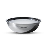 BERGNER Argent TriPly Stainless Steel Tasra with Lid - Induction & Gas Compatible Food Safe Cookware