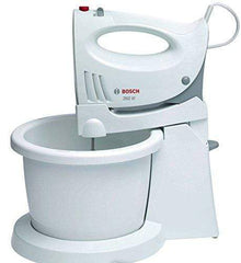 Bosch 350W Hand Mixer with Bowl Stand & 4 Attachments - White