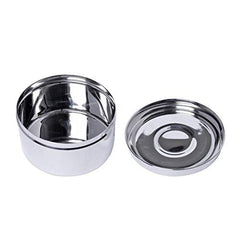 Embassy Deep Puri Box / Container - Pack of 2 (Size 9, 850 ml each), Stainless Steel