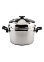 Embassy Sandwich Bottom Idli Pot / Maker (Diameter - 24 cms, Suitable for 5 Idli Plates) - Stainless Steel