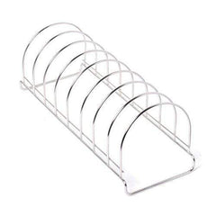 Embassy Stainless Steel Round Plate Rack/Stand, 1-Piece, Size - 10 (50 cms)