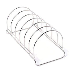 Embassy Stainless Steel Round Plate Rack / Stand, 1-Piece, Size - 6 (32 cms)