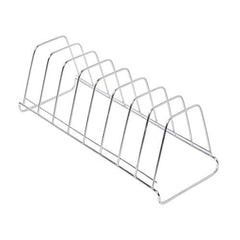 Embassy Stainless Steel Square Plate Rack / Stand, 1-Piece, Size - 8 (41 cms)