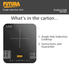 Hawkins Futura Single Induction Hob 2000W | 20 Power Settings | FIC1A1