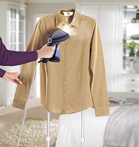 Black + Decker Handheld Portable Garment Steamer 1500 Watts with Anti Calc (Violet)