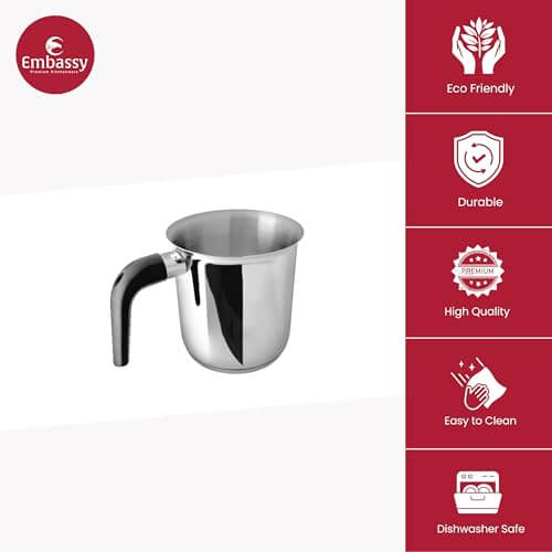 Embassy Stainless Steel ICB Milk Warmer - Induction Compatible