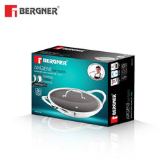 Bergner Argent Samsara Triply Stainless Steel Appachetty 21cms with Glass Lid