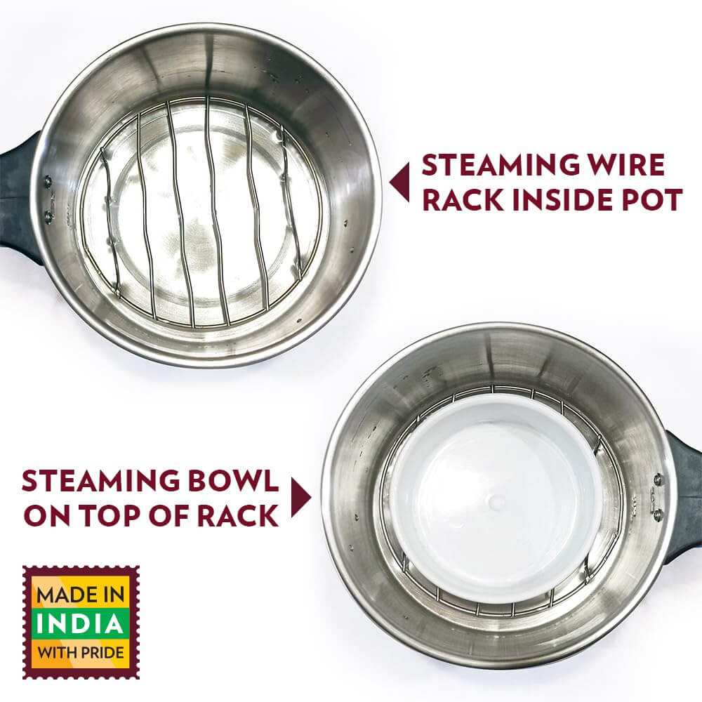 Borosil 1.3L Electric Multi Kettle with Egg Tray, Idli Stand & Steamer | 600W