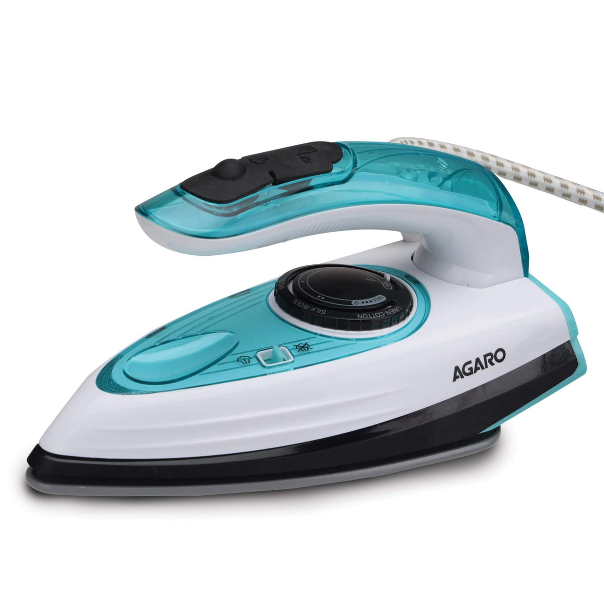 AGARO Primo Travel Steam Iron, 1200W, Compact & Foldable with Ceramic Soleplate