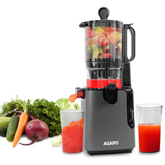 AGARO Regal Cold Press Slow Juicer 250W with Wide 5.8" Chute | 65 RPM