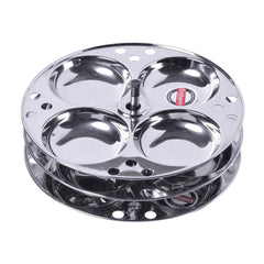 Embassy Deluxe Idli Stand, 3 Plates – 12 Idlis (Stainless Steel)