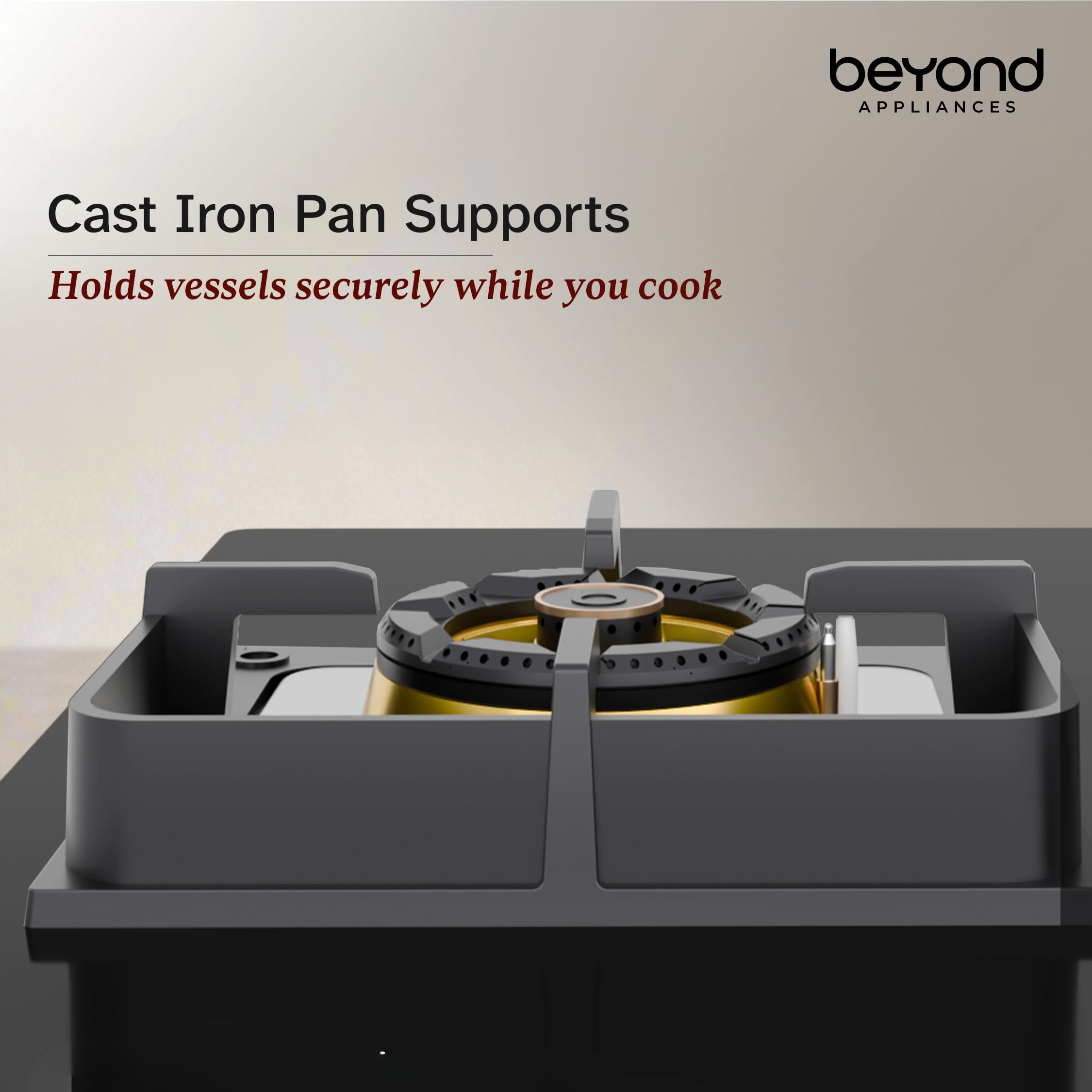 Beyond Dorado 4 Burner Smart Hobtop | Digital Timer | FFD | Auto Ignition