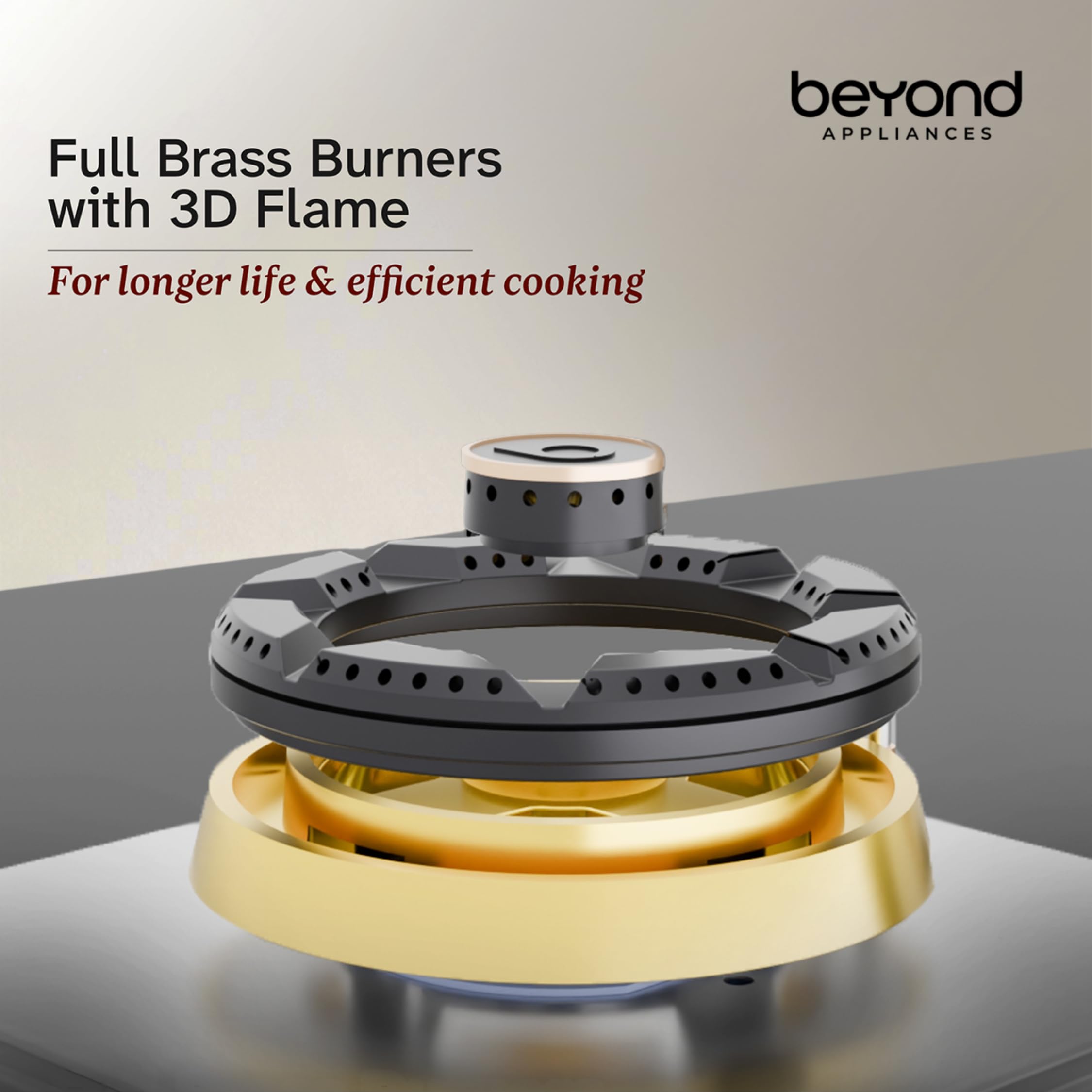 Beyond Dorado 4 Burner Smart Hobtop | Digital Timer | FFD | Auto Ignition