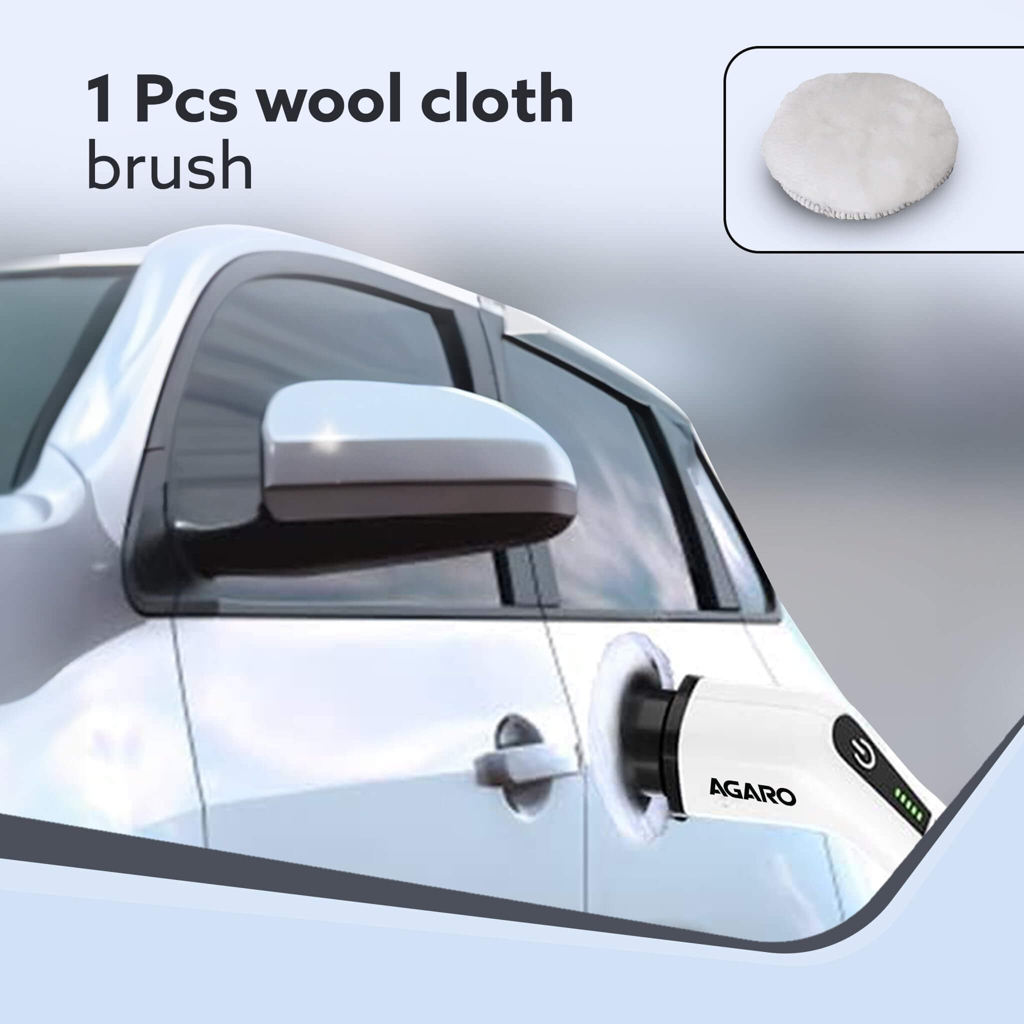 AGARO Replacement Brush Kit 10 in 1 - Compatible with AGARO Royal Electric Spin Scrubber 34117 Model Only
