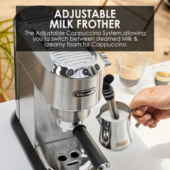 De'Longhi Dedica Style EC685.M Espresso Coffee Machine | 15 Bar Pump | Milk Frother