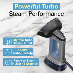 Hamilton Beach Durathon 3-in-1 Garment Steamer with 10-Year Soleplate Warranty