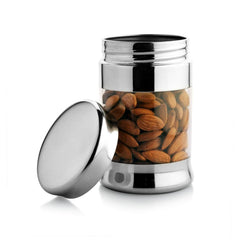 JVL Fusion FOC Series Stainless Steel Kitchen Storage Canisters - Airtight Dry Food Containers