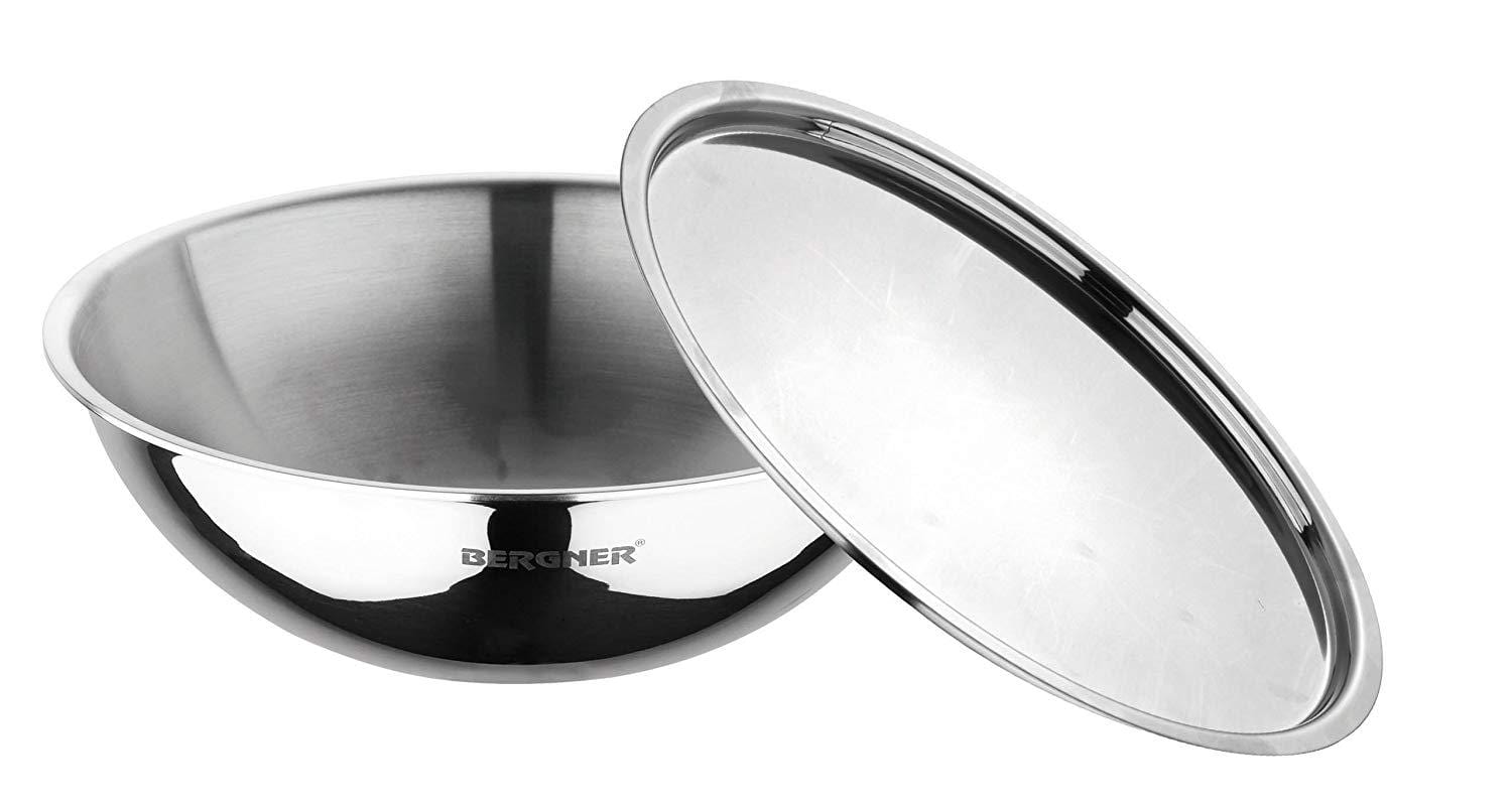 Bergner Argent Triply Stainless Steel Tasra with Lid