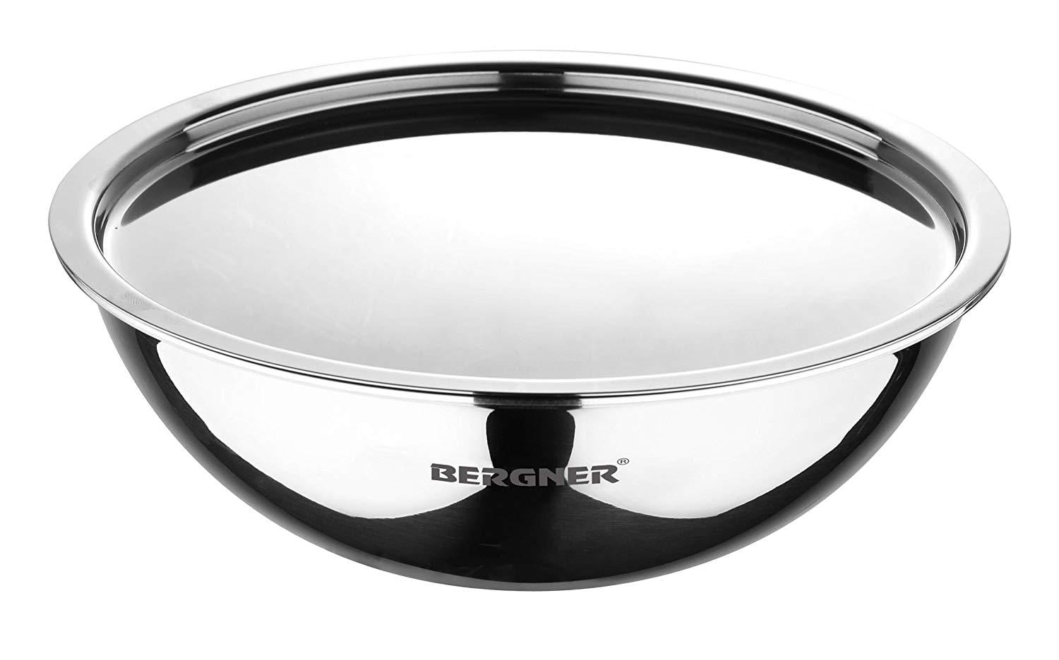 Bergner Argent Triply Stainless Steel Tasra with Lid