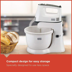 Black+Decker Hand Mixer 300 watt m 700,White