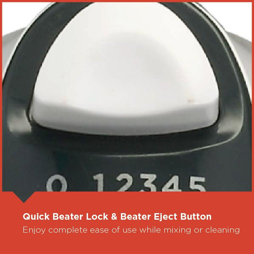 Black+Decker Hand Mixer 300 watt m 700,White