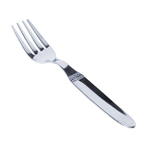 Classic by Embassy Baby Fork, Pack of 12, Stainless Steel, 15.8 cm (Nova, 17 Gauge)