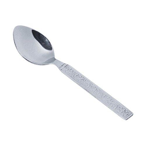 Classic by Embassy Coffee Spoon, Pack of 12, Stainless Steel, 11.6 cm (Hi-Trend, 17 Gauge)