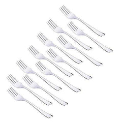 Classic by Embassy Dessert Fork, Set of 12, Stainless Steel, 18 cm (Monalisa, 14 Gauge)