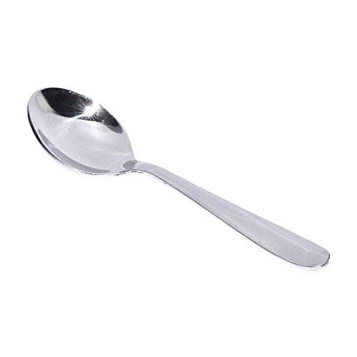 Classic by Embassy Tea Spoon, Pack of 12, Stainless Steel, 12.9 cm (Ajanta, 14 Gauge)