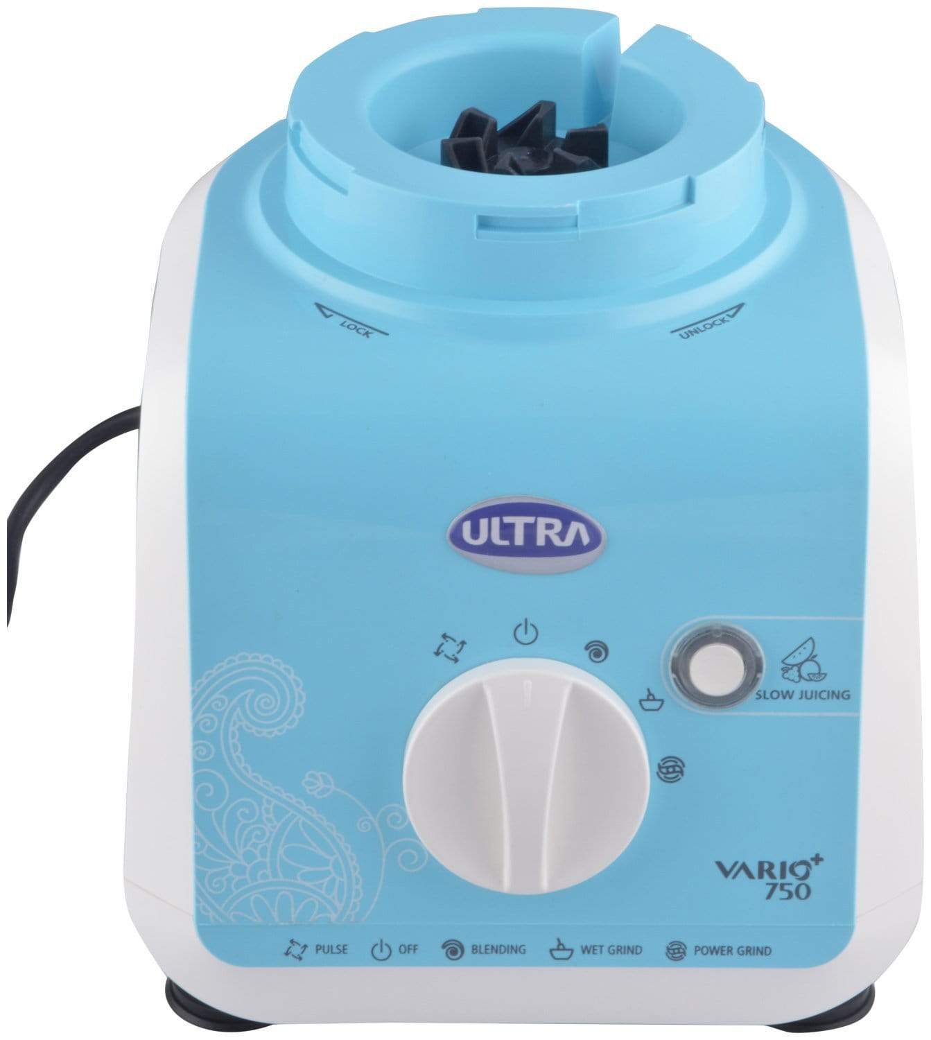 Elgi Ultra Vario+  750-Watt Mixer Grinder (Pastel Blue)