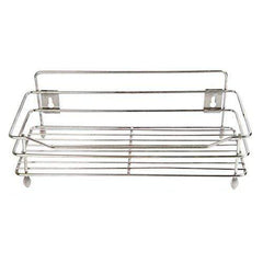 Embassy Multipurpose Storage Shelf / Spice Rack, Single (1-Tier), 38x15x14.5 cms (LxBxH), Stainless Steel (For Kitchen, Bathroom etc.)