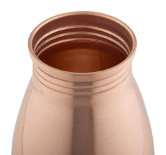 Embassy Premium Copper Water Bottle, Plain, 600 ml, Pack of 1 - Leak-Proof, Jointless and Pure Copper