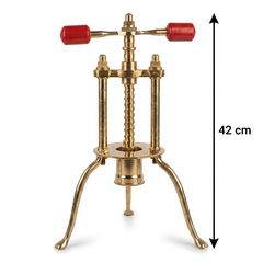 Hallmark Pure Brass Sevaga Maker with 2 Jali — Traditional Press